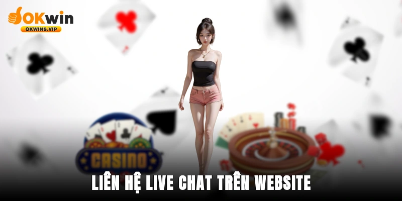 Liên hệ live chat trên Website